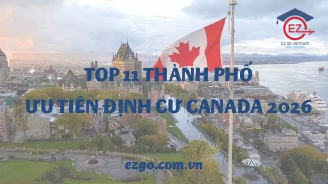 11 Thành Phố Ưu Tiên Định Cư Canada 2026 – Du Học & Ở Lại Sau Tốt Nghiệp