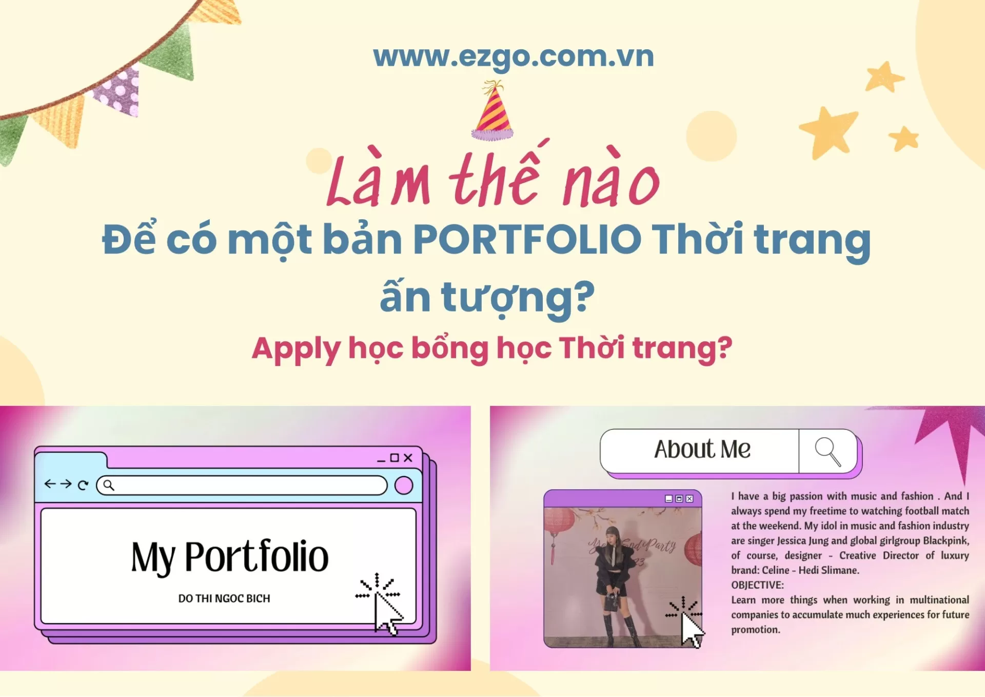 BÍ QUYẾT ĐỂ CÓ MỘT PORTFOLIO HOÀN HẢO XIN HỌC BỔNG DU HỌC THỜI TRANG