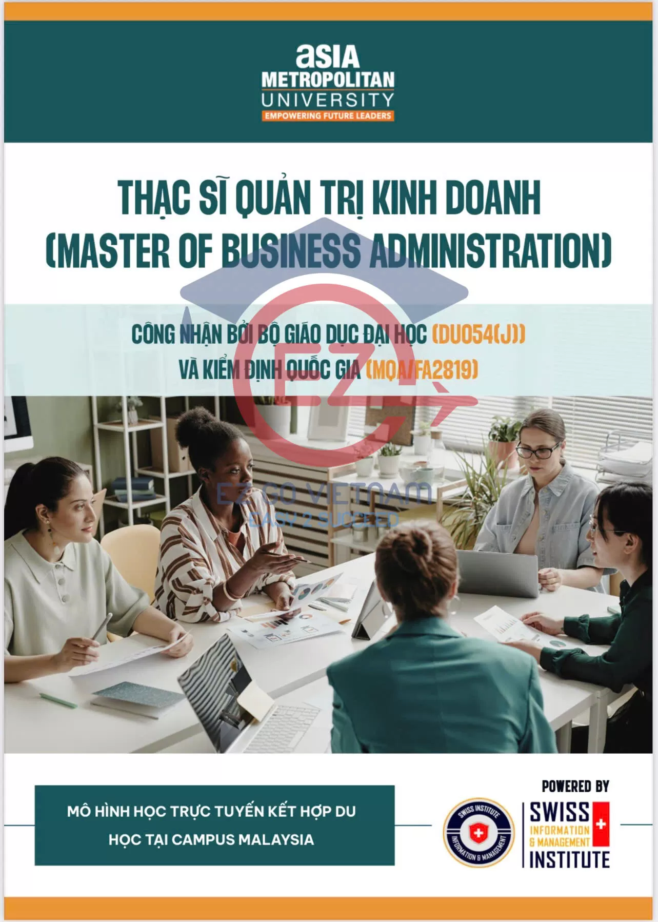 Chương trình Thạc sĩ Quản trị Kinh doanh (Master of Business Administration - MBA) Online tại SIMI Thụy Sĩ