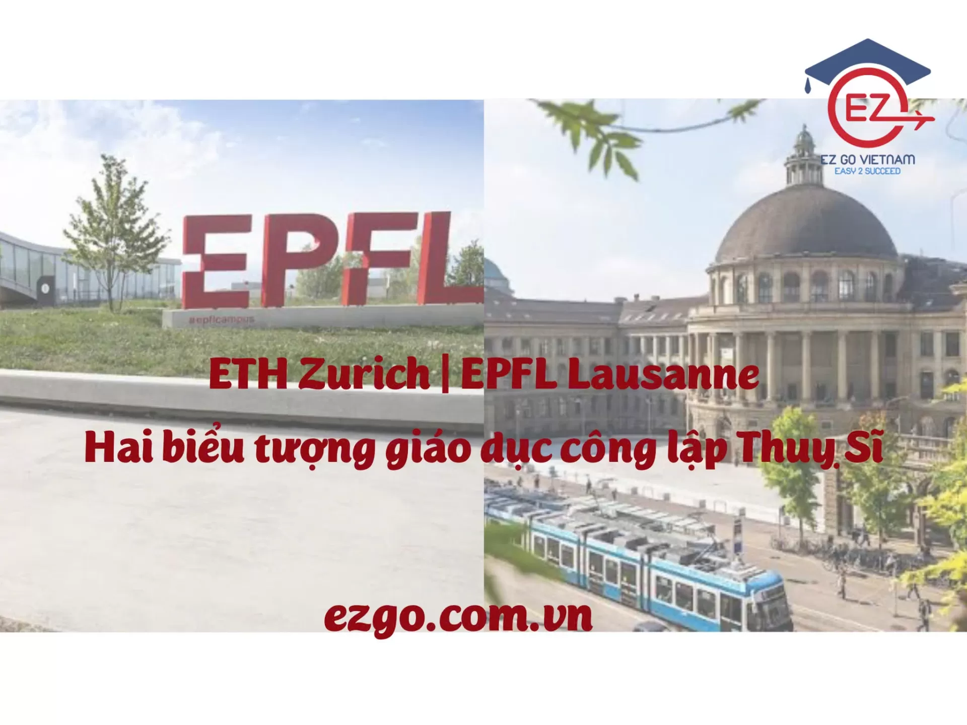 ETH Zurich vs EPFL Lausanne – Hai biểu tượng giáo dục công lập Thụy Sĩ