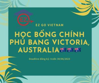 HỌC BỔNG CHÍNH PHỦ BANG VICTORIA, AUSTRALIA