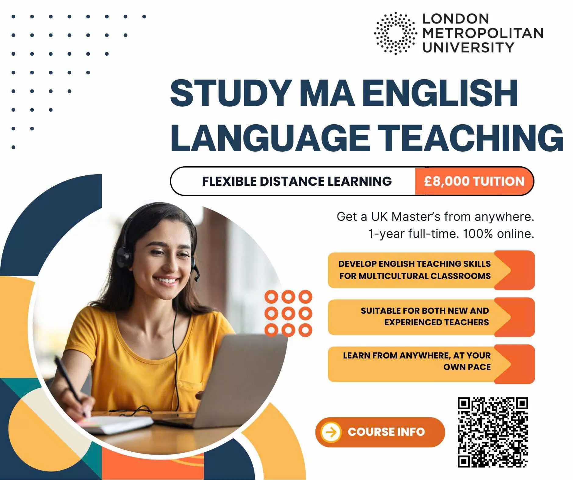 Chương trình MA TESOL Online tại London Metropolitan University – Lựa chọn linh hoạt cho giáo viên tiếng Anh